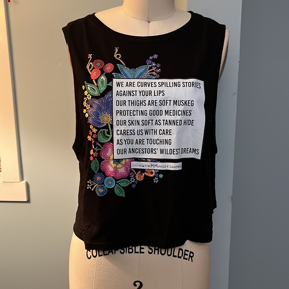 Indigenous made SheNative crop tank